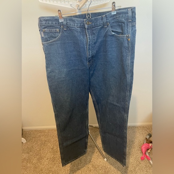 Carhartt Men's Relaxed Fit Denim Jeans - Picture 2 of 7